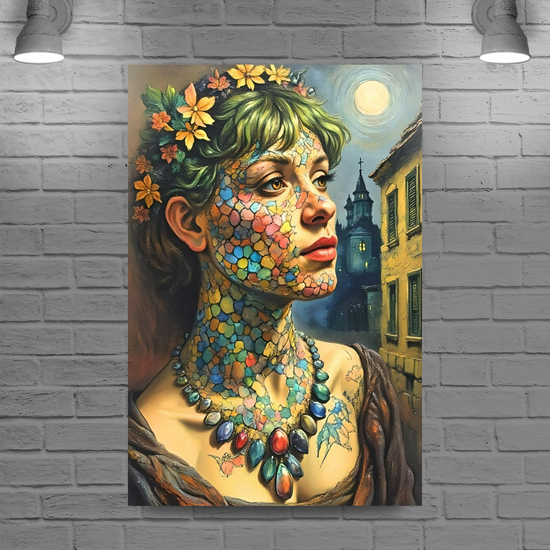 Canvas Art - Funky Art Portraits.