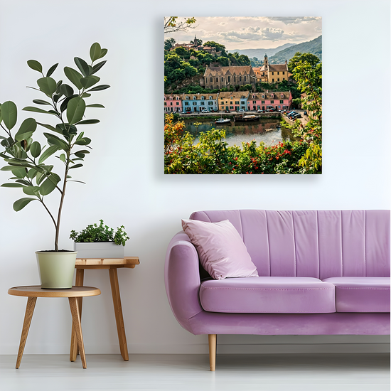 Canvas Art. Scottish Landscapes & Seascapes. Portree. Isle of Skye. Scotland.