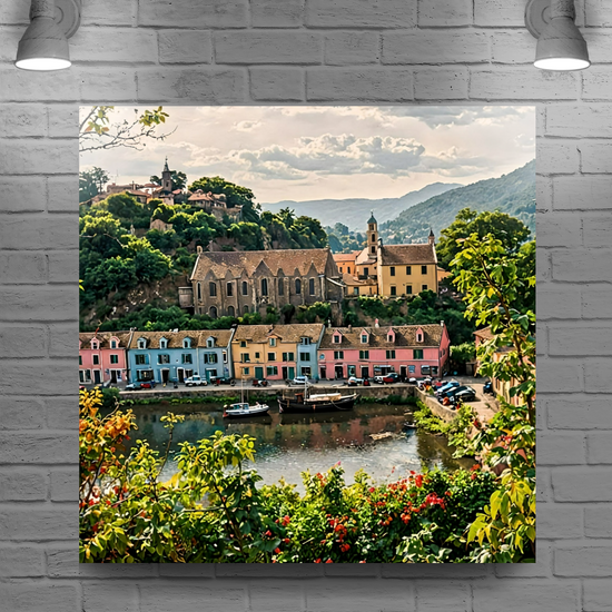 Canvas Art. Scottish Landscapes & Seascapes. Portree. Isle of Skye. Scotland.