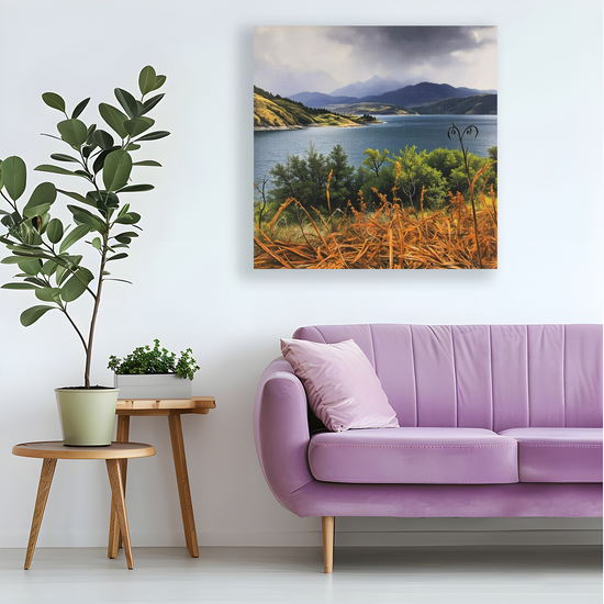 Canvas Art. Scottish Landscapes & Seascapes. Kylerhea.  Isle of Skye. Scotland.