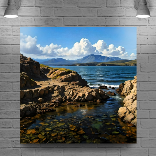 Canvas Art. Scottish Landscapes & Seascapes. Tarskavaig. Isle of Skye. Scotland.