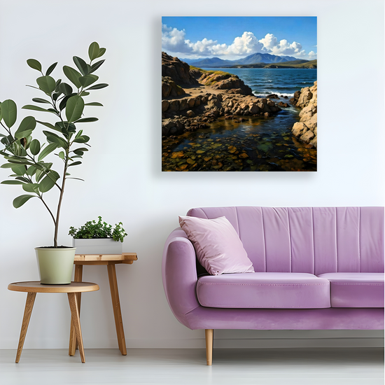 Canvas Art. Scottish Landscapes & Seascapes. Tarskavaig. Isle of Skye. Scotland.