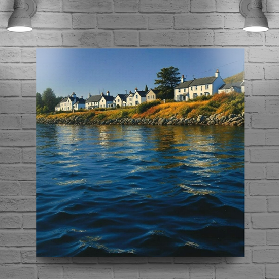 Canvas Art. Scottish Landscapes & Seascapes. Stein. Isle of Skye. Scotland.