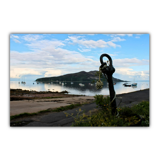 Canvas Art. Scottish Landscapes & Seascapes. Holy Isle View. Isle of Arran. Scotland.