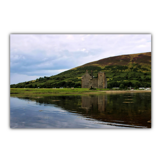 Canvas Art. Scottish Landscapes & Landmarks. Lochranza Castle. Isle of Arran. Scotland.