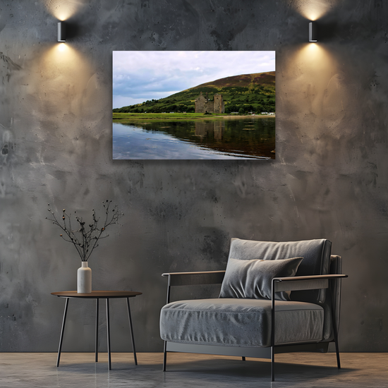 Canvas Art. Scottish Landscapes & Landmarks. Lochranza Castle. Isle of Arran. Scotland.