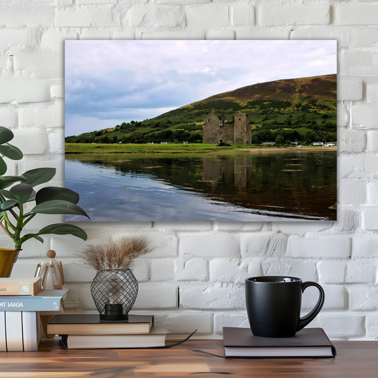 Canvas Art. Scottish Landscapes & Landmarks. Lochranza Castle. Isle of Arran. Scotland.