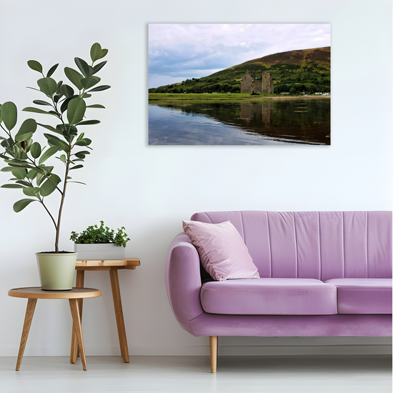 Canvas Art. Scottish Landscapes & Landmarks. Lochranza Castle. Isle of Arran. Scotland.