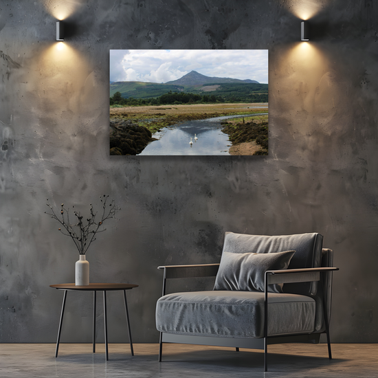 Canvas Art.  Scottish Landscapes & Nature. Brodick. Goatfell Mountain. Isle of Arran. Scotland.