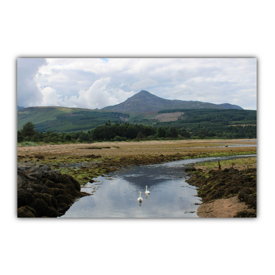 Canvas Art.  Scottish Landscapes & Nature. Brodick. Goatfell Mountain. Isle of Arran. Scotland.