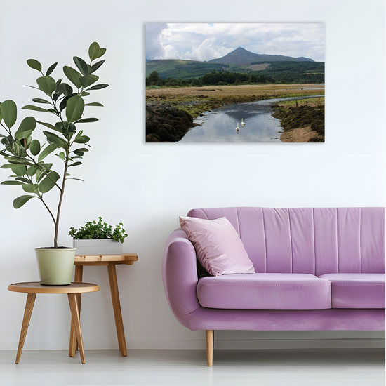Canvas Art.  Scottish Landscapes & Nature. Brodick. Goatfell Mountain. Isle of Arran. Scotland.