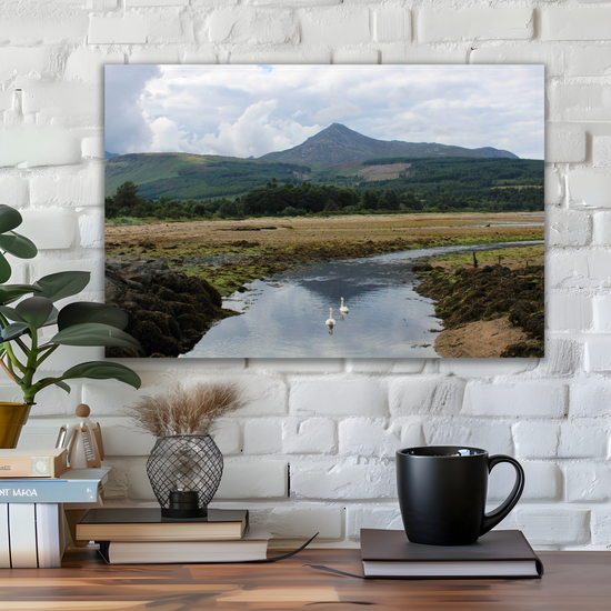 Canvas Art.  Scottish Landscapes & Nature. Brodick. Goatfell Mountain. Isle of Arran. Scotland.