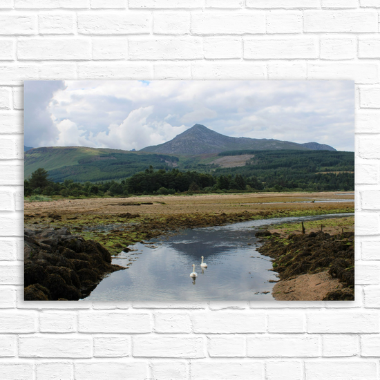 Canvas Art.  Scottish Landscapes & Nature. Brodick. Goatfell Mountain. Isle of Arran. Scotland.