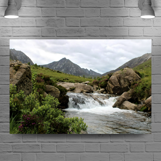 Canvas Art. Scottish Landscapes & Riverscapes. Glen Rosa Trail. Isle of Arran. Scotland.