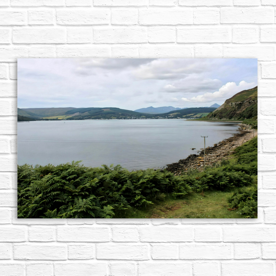 Canvas Art. Scottish Landscapes & Seascapes. Holy Isle. Firth of Clyde. Isle of Arran. Scotland.