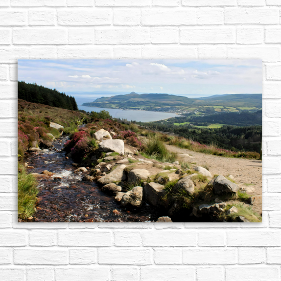 Canvas  Art. Scottish Landscapes & Seascapes. Goatfell Mountain Trail. Isle of Arran. Scotland.