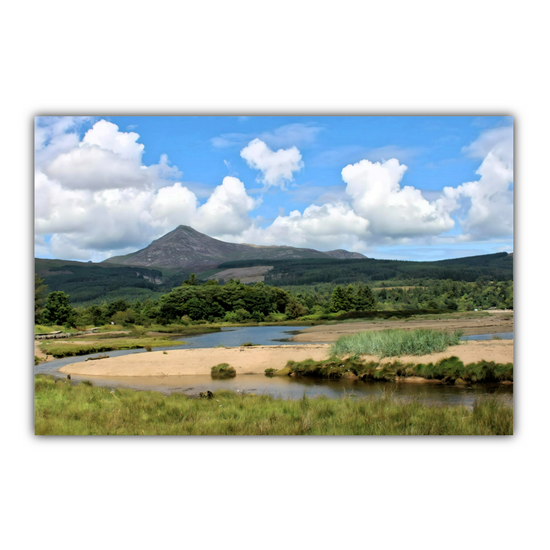 Canvas Art. Scottish Landscapes & Riverscapes. Brodick. Goatfell Mountain. Isle of Arran. Scotland.