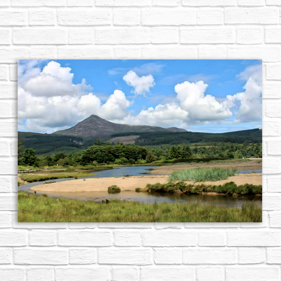 Canvas Art. Scottish Landscapes & Riverscapes. Brodick. Goatfell Mountain. Isle of Arran. Scotland.