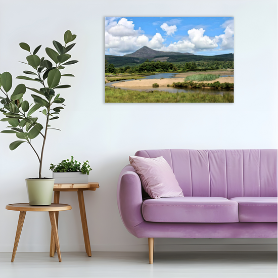 Canvas Art. Scottish Landscapes & Riverscapes. Brodick. Goatfell Mountain. Isle of Arran. Scotland.