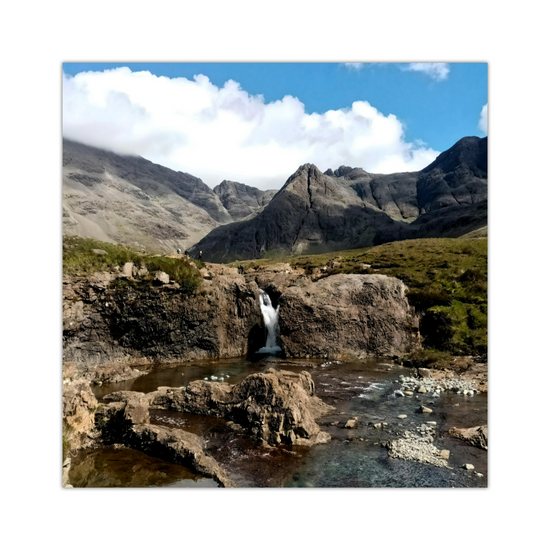 Canvas Art. Scottish Landscapes & Riverscapes. Fairy Pools. Isle of Skye. Scotland.