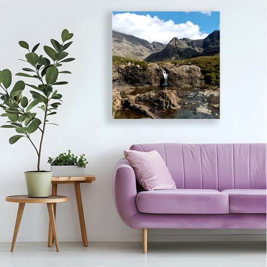 Canvas Art. Scottish Landscapes & Riverscapes. Fairy Pools. Isle of Skye. Scotland.