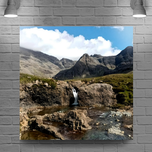 Canvas Art. Scottish Landscapes & Riverscapes. Fairy Pools. Isle of Skye. Scotland.