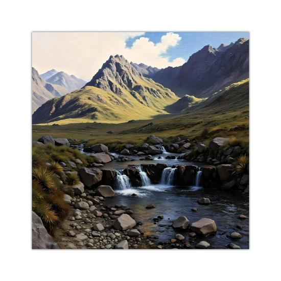Canvas Art. Scottish Landscapes & Riverscapes. Fairy Pools. Isle of Skye. Scotland.