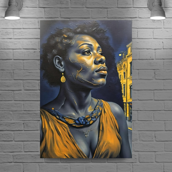 Canvas Art. Funky Art Portraits.