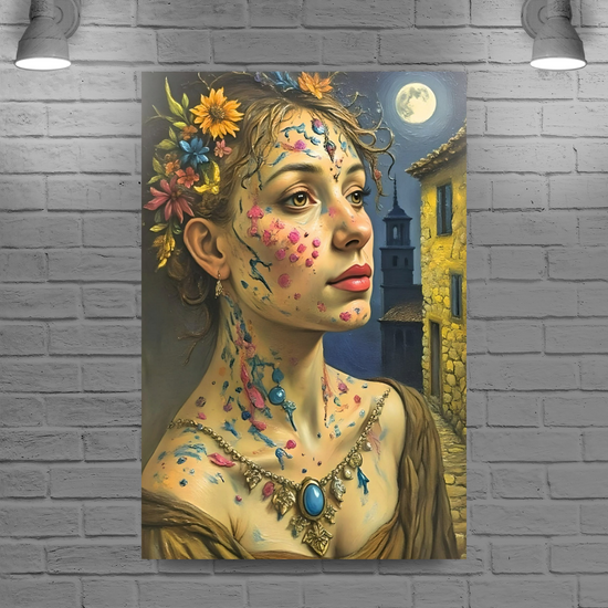 Canvas Art. Funky Art Portraits.