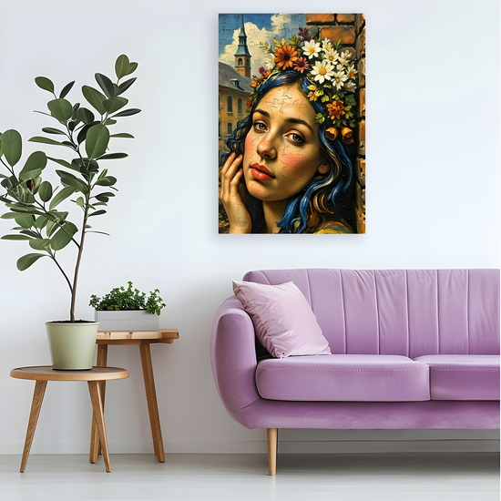 Canvas Art. Funky Art Portraits.
