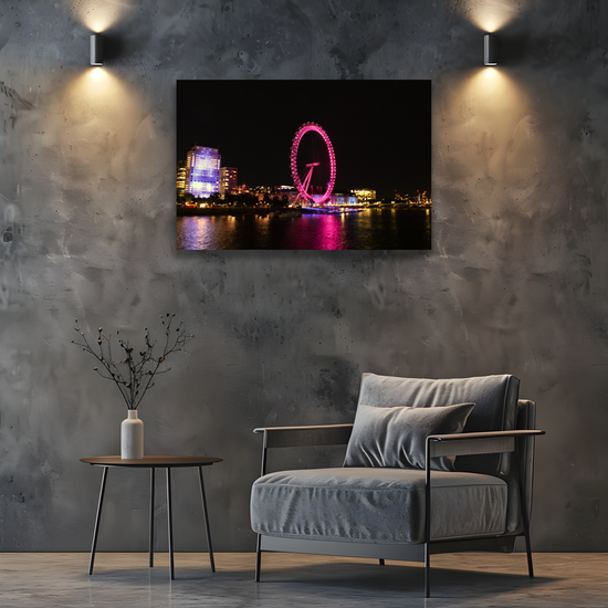 Canvas Art. Cityscapes & Landmarks. London Eye. England.