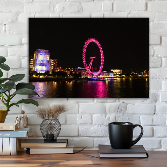 Canvas Art. Cityscapes & Landmarks. London Eye. England.