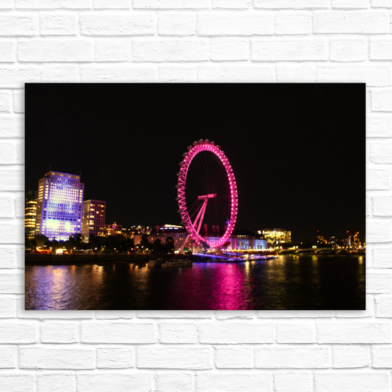 Canvas Art. Cityscapes & Landmarks. London Eye. England.