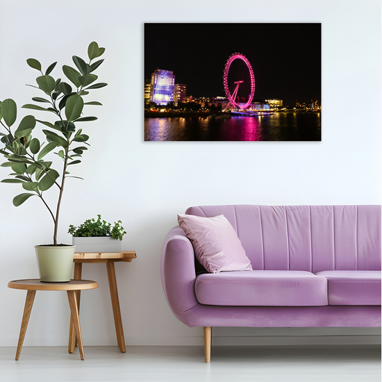 Canvas Art. Cityscapes & Landmarks. London Eye. England.