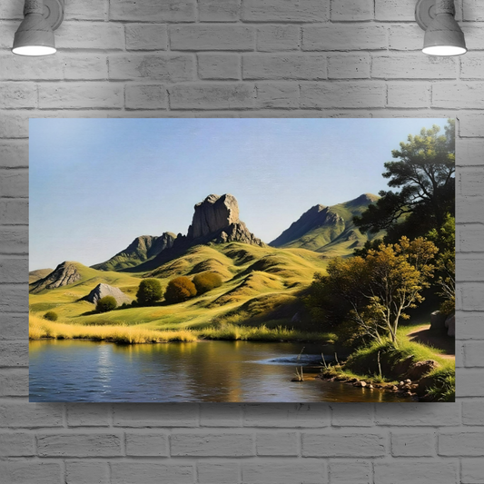 Canvas Art. Scottish Landscapes & Riverscapes. Fairy Glen. Isle of Skye. Scotland.