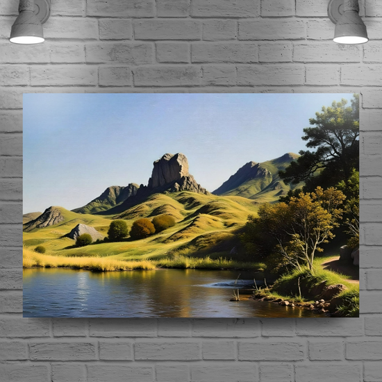 Canvas Art. Scottish Landscapes & Riverscapes. Fairy Glen. Isle of Skye. Scotland.