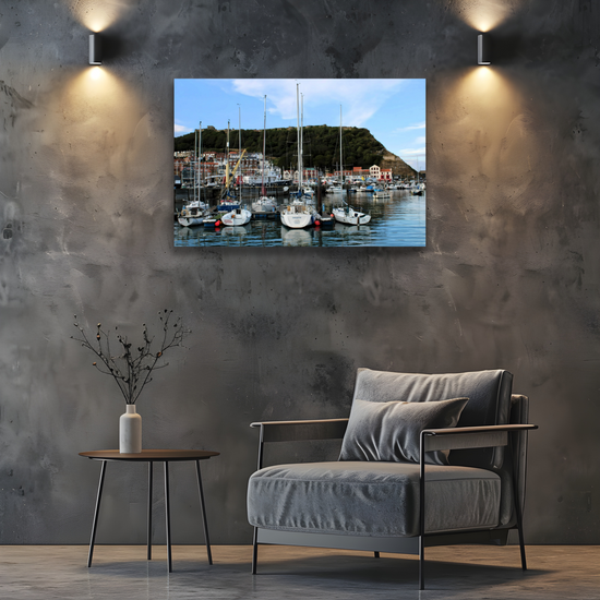 Canvas Art. English Landscapes & Seascapes. Scarborough. North Yorkshire. England.
