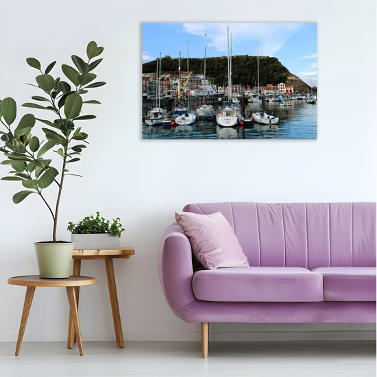 Canvas Art. English Landscapes & Seascapes. Scarborough. North Yorkshire. England.