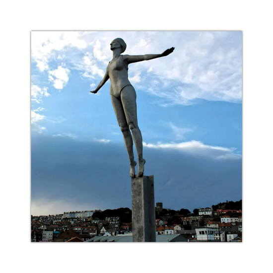 Canvas Art. English Landscapes & Landmarks.  Scarborough Belle. North Yorkshire. England.