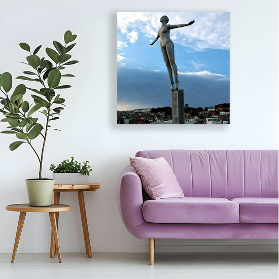 Canvas Art. English Landscapes & Landmarks.  Scarborough Belle. North Yorkshire. England.