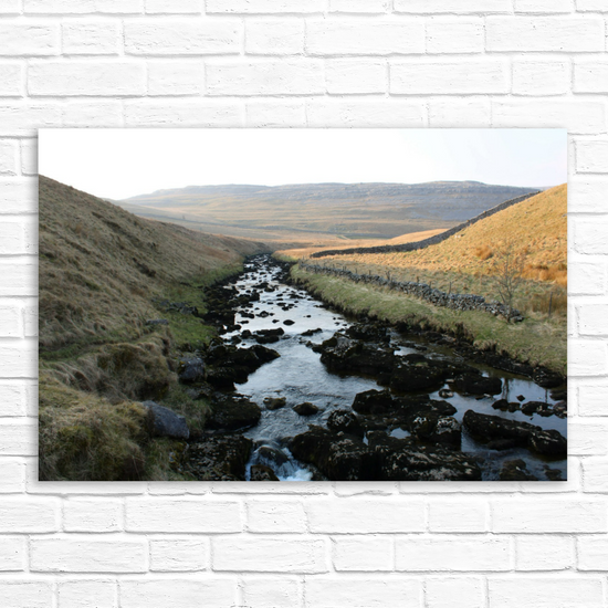 Canvas Art. English Landscapes & Riverscapes. Ingleton Waterfall Trail. Yorkshire Dales National Park. England.