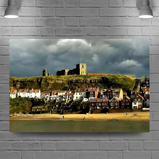 Canvas Art. English Landscapes & Seascapes.  Whitby. North Yorkshire. England.