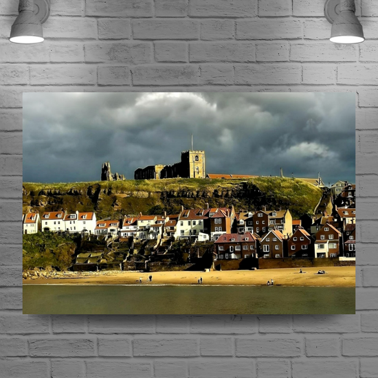 Canvas Art. English Landscapes & Seascapes.  Whitby. North Yorkshire. England.