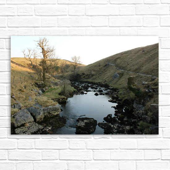 Canvas Art. English Landscapes & Riverscapes. Ingleton Waterfall Trail. Yorkshire Dales National  Park. England.