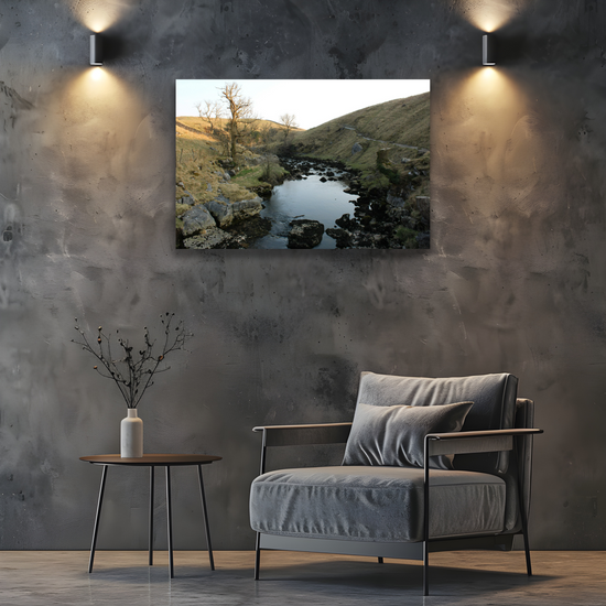 Canvas Art. English Landscapes & Riverscapes. Ingleton Waterfall Trail. Yorkshire Dales National  Park. England.