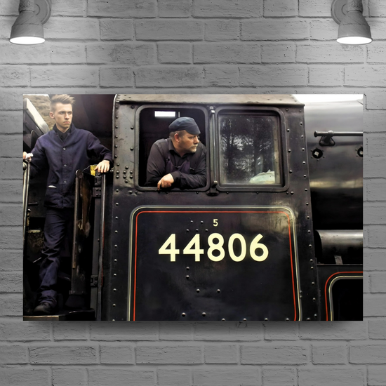 Canvas Art. English Landscapes & Landmarks. Goathland Railway Station. Near Whitby. North Yorkshire. England.