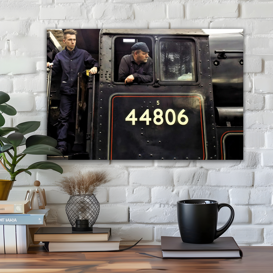 Canvas Art. English Landscapes & Landmarks. Goathland Railway Station. Near Whitby. North Yorkshire. England.