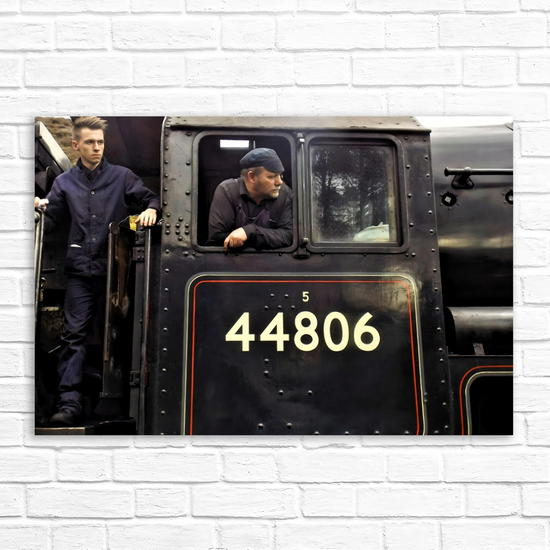 Canvas Art. English Landscapes & Landmarks. Goathland Railway Station. Near Whitby. North Yorkshire. England.