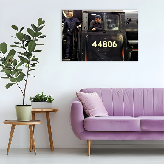 Canvas Art. English Landscapes & Landmarks. Goathland Railway Station. Near Whitby. North Yorkshire. England.