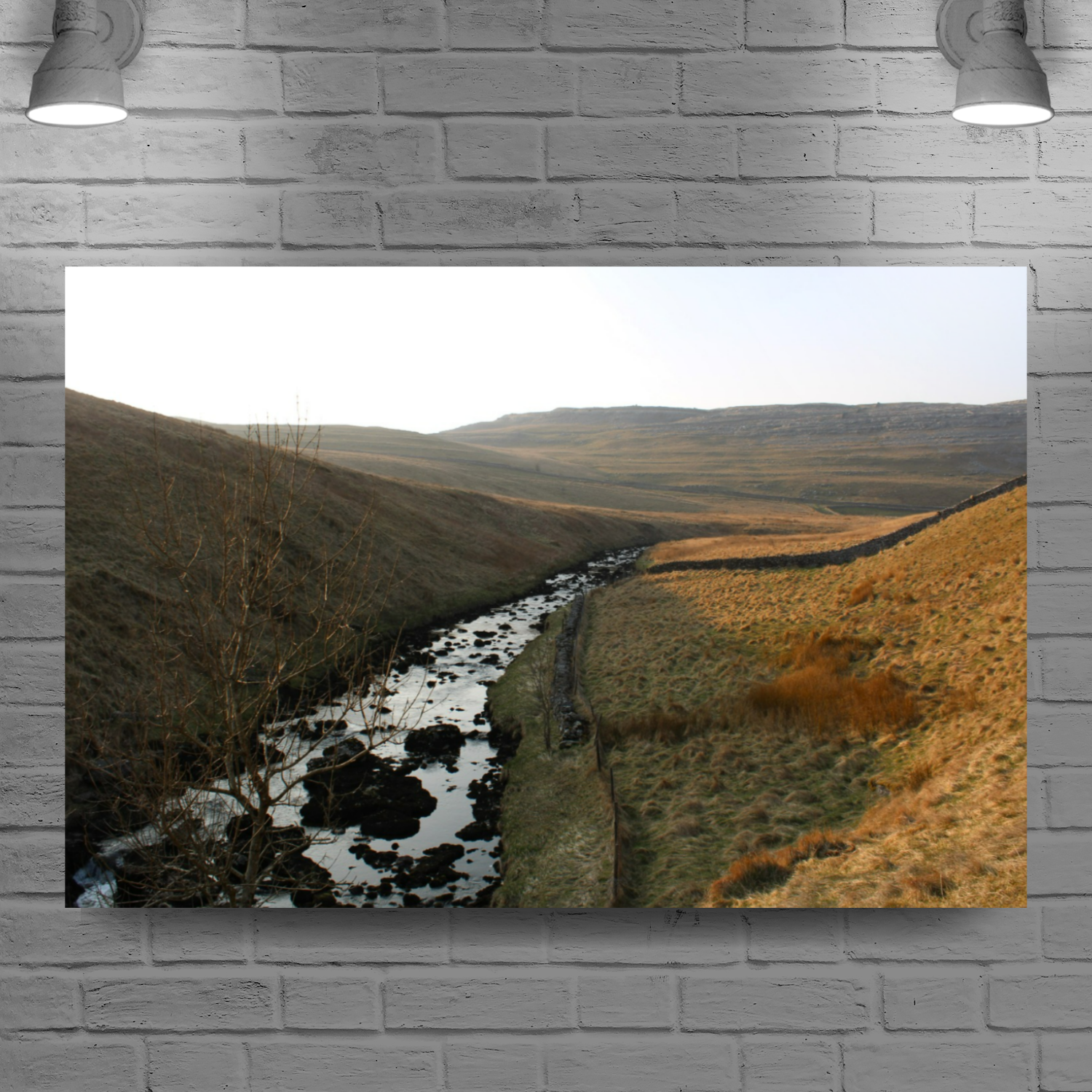 Canvas Art. English Landscapes & Riverscapes. Ingleton Waterfall Trail ...